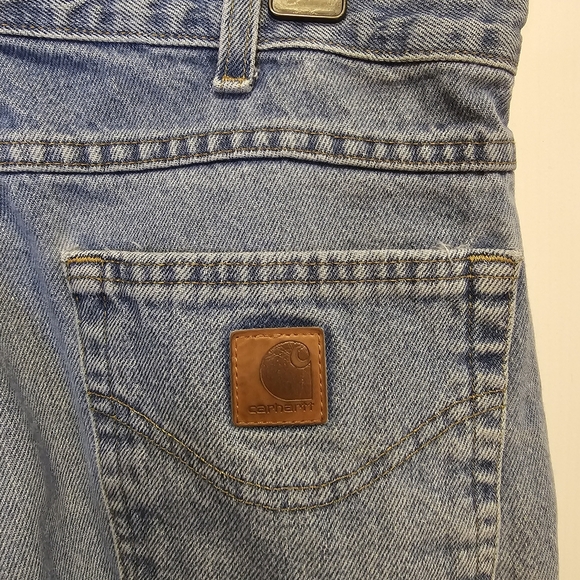Carhartt Men's Denim Straight Jeans - Light Blue - Picture 3 of 7